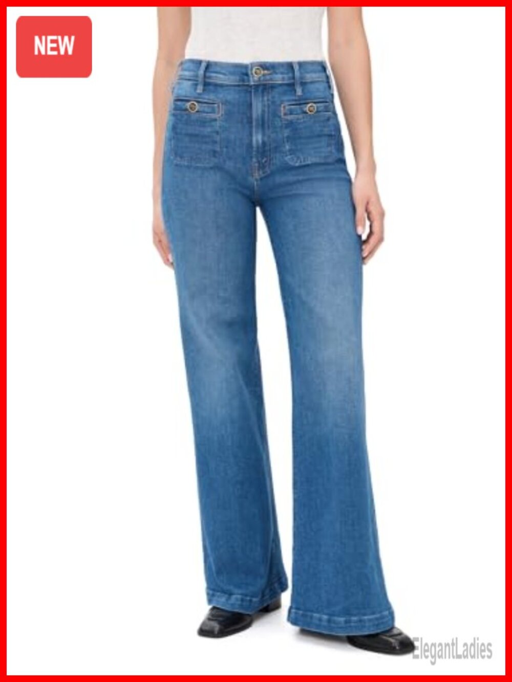 High Rise Stashed Hustler Roller Sneak Loose Fit Jeans